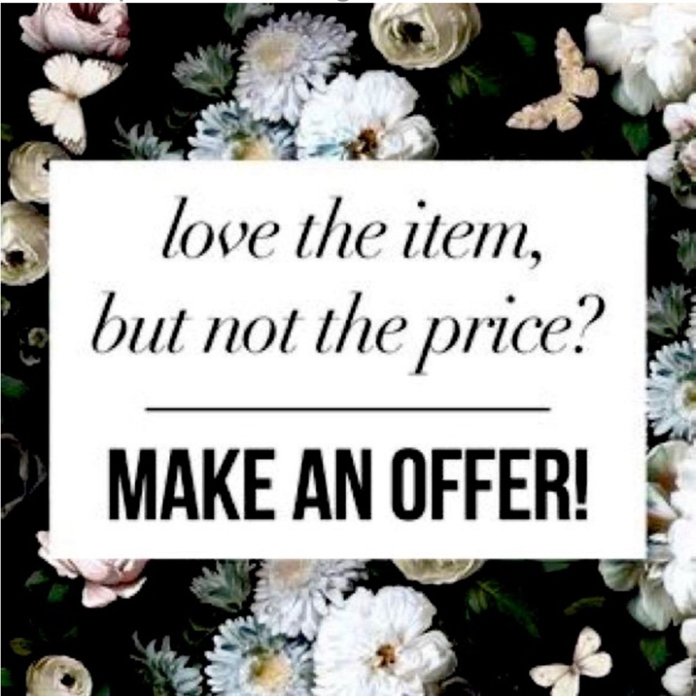 Make an offer today! I’ll accept or counter 😊